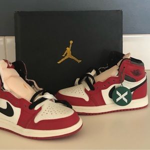 Jordan 1 Retro High OG Chicago. Child’s size 11.5. New,Verified through Stock X.